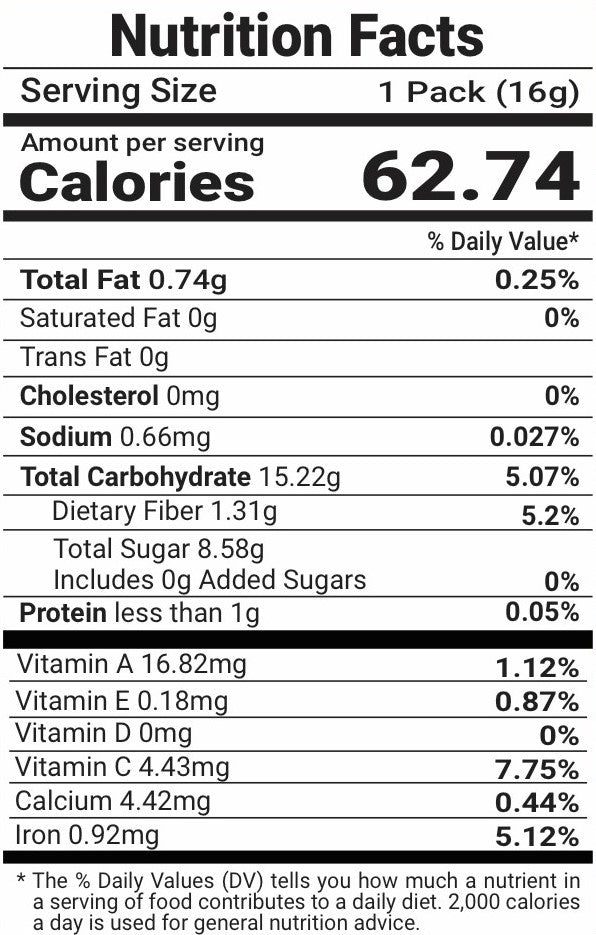 Freeze Dried Apple, 100% Natural, Ready-to-Eat Fruit Snack, Vegan, Non GMO, No added Sugars