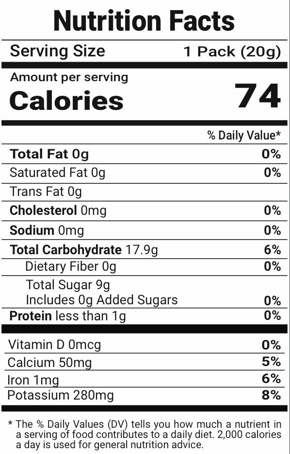 Freeze Dried Banana, 100% Natural, Ready-to-Eat Fruit Snack, Vegan, Non GMO, No added Sugars