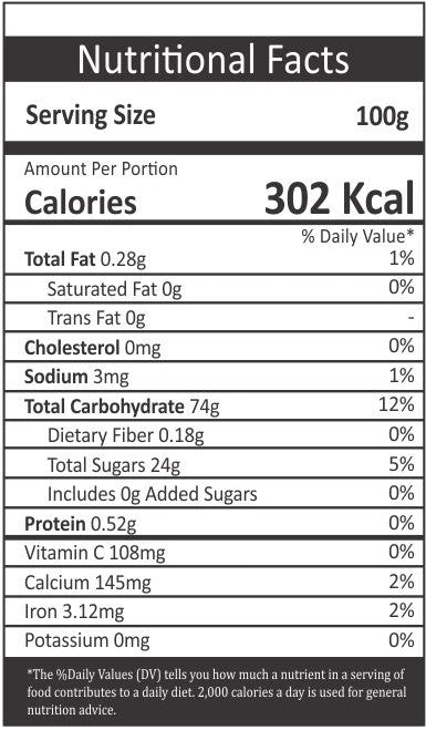 Sugarcane Fruit Powder 100% Natural