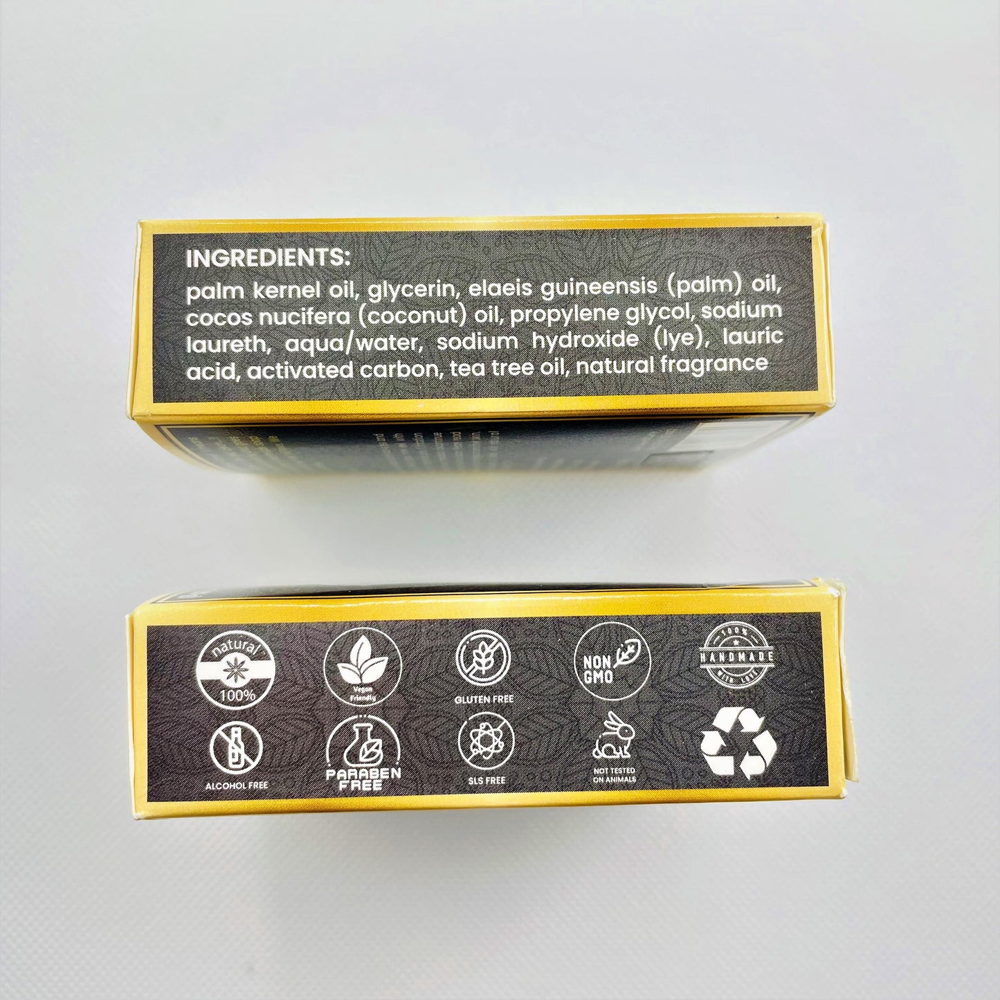 Activated Charcoal with Tea Tree Oil Handmade Natural Soap Bar