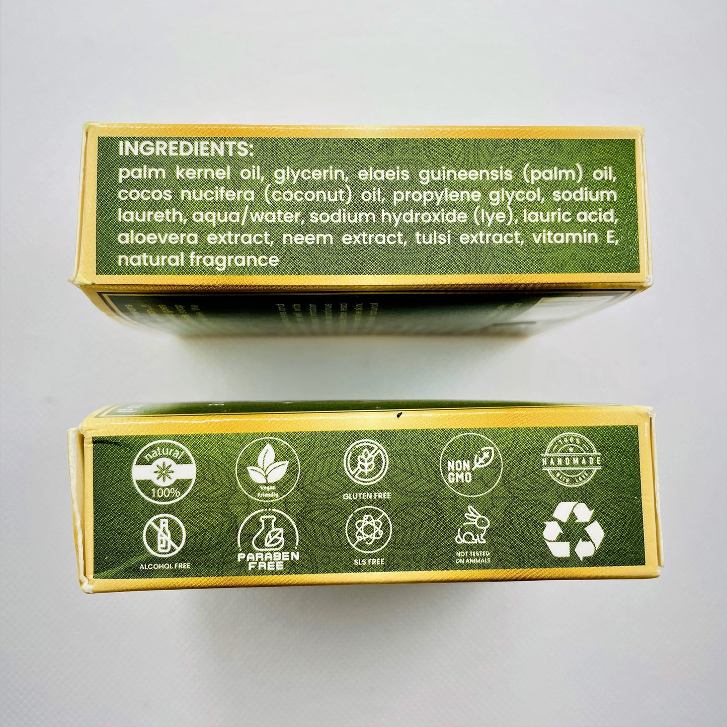 Aloevera with Neem Tulsi & Vitamin E Handmade Natural Soap Bar