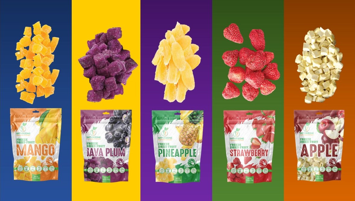 Freeze Dried Mango, 100% Natural, Ready-to-Eat Fruit Snack, Vegan, Non GMO, No added Sugars