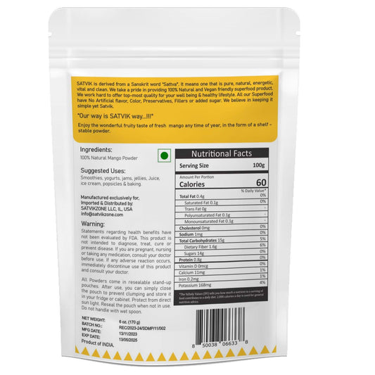 Mango Fruit Powder 100% Natural