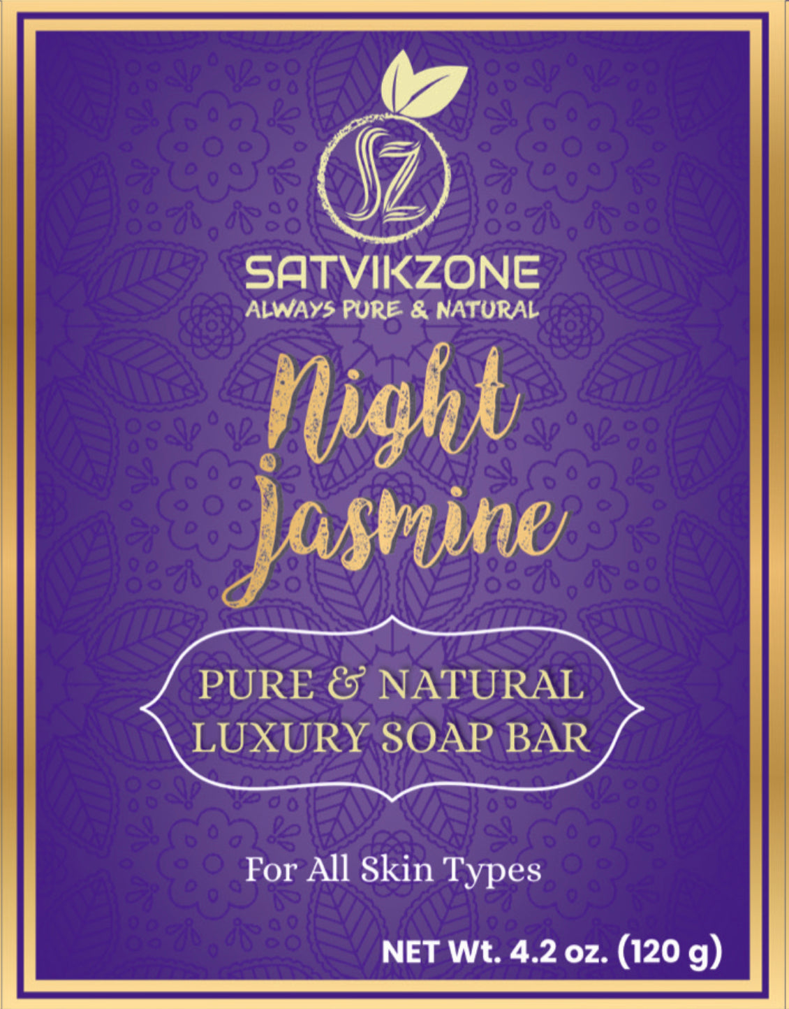 NIGHT JASMINE HANDMADE NATURAL SOAP - Satvikzone